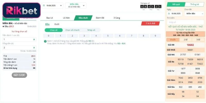 Đề đầu đuôi là cược vào số đầu tiên và cuối của giải đặc biệt