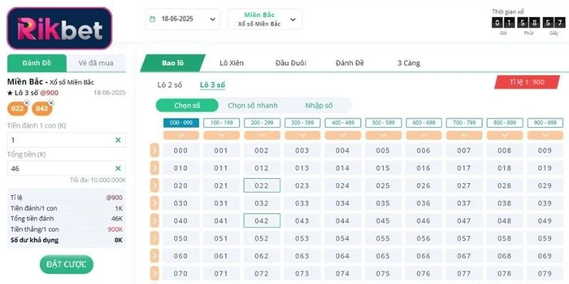 Hướng dẫn tham gia bao lô tại Rikbet