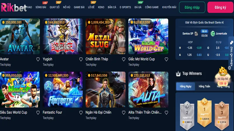 RikBet xếp hạng Top 3 nhà cái phát triển nhất tại Việt Nam